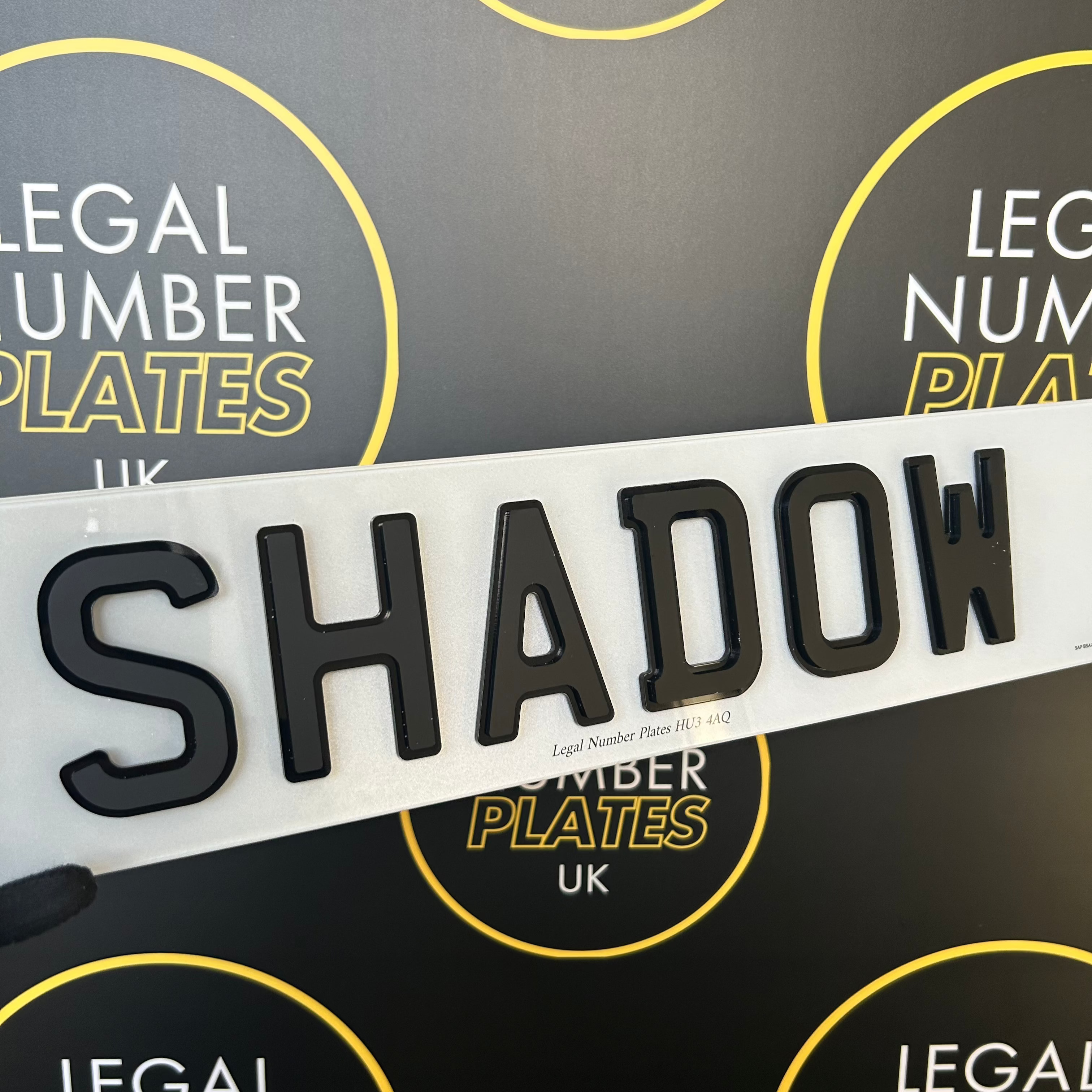 Shadow – Legal Number Plates UK